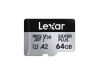 Lexar 64GB Silver Plus microSDXC UHS-I 205MB/s LMSSIPL064G-BNANG Lexar 64GB Silver Plus microSDXC UHS-I 205MB/s LMSSIPL064G-BNANG